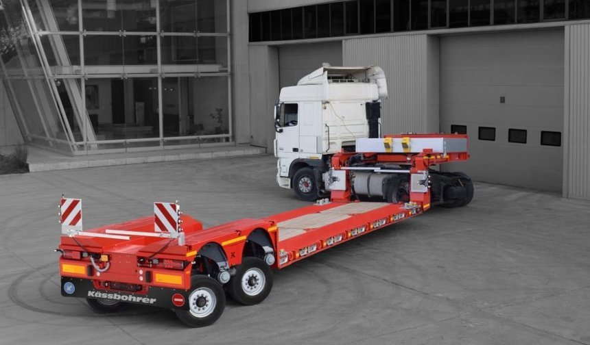Tırsan Pendle Low-Loaderı Avrupalı ve Türk Ağır Nakliyecilere Tanıttı