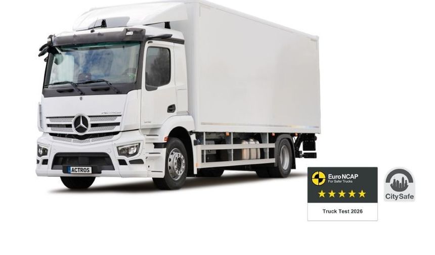 Actros 4x2 Kamyona Euro NCAP’ten 5 Yıldız