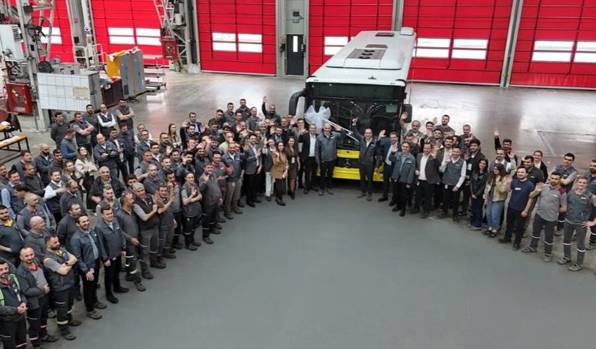 Otokar’ın Ürettiği İlk Mercedes Otobüs Banttan İndi