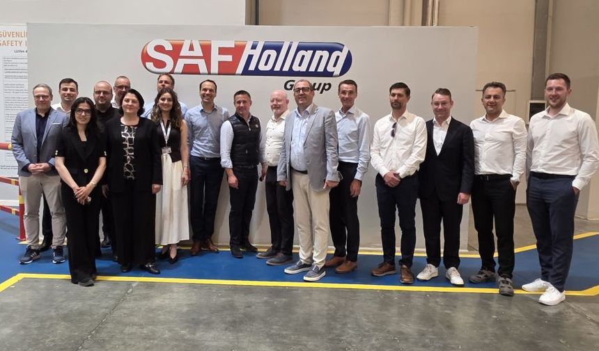 SAF Holland Tepe Yöneticileri Düzce Fabrikasını Ziyaret Etti