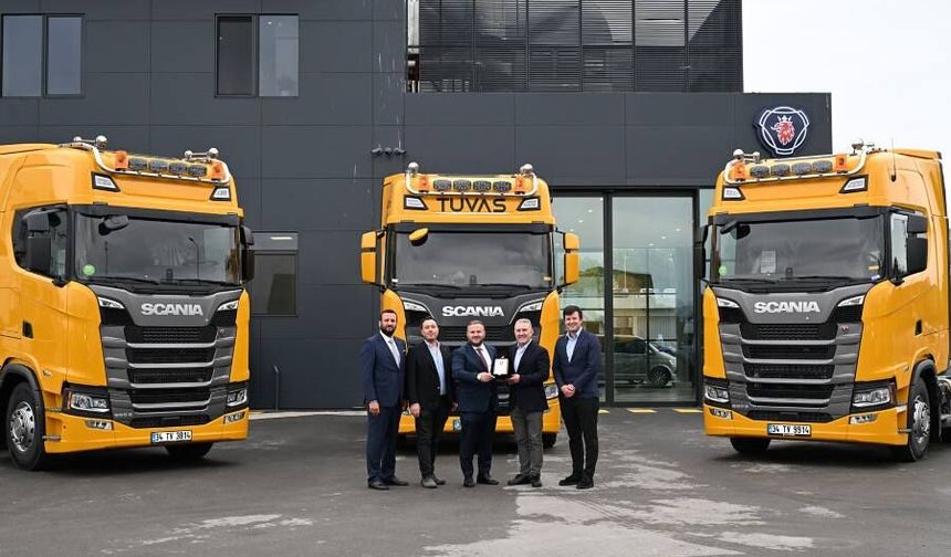 Tuvas Global Lojistik’ten 10 Scania Super Yatırımı