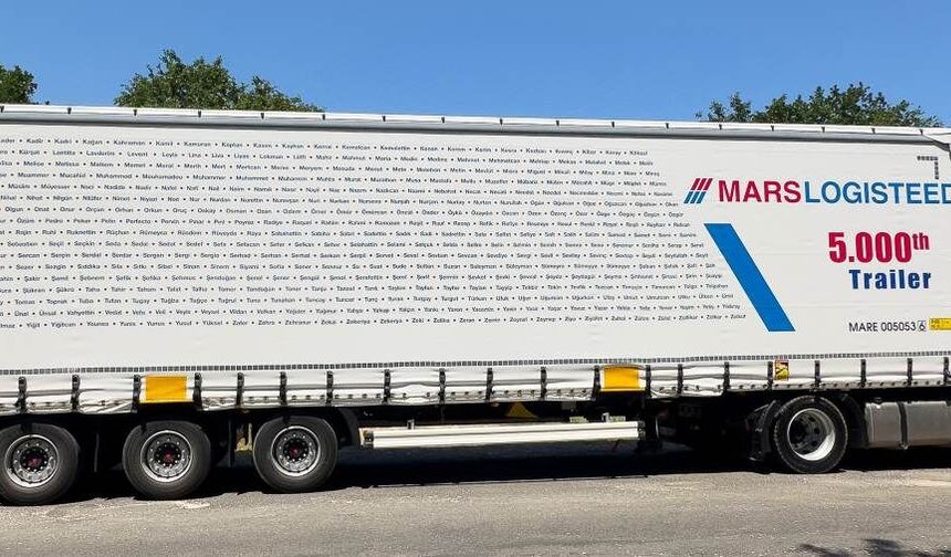 Çalışanların Adları Mars Lojistik’in 5000’inci Treylerinde