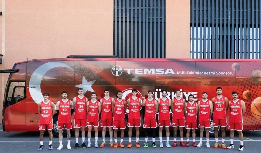 Erkek Milli Basketbolcularımız TEMSA Reklamında