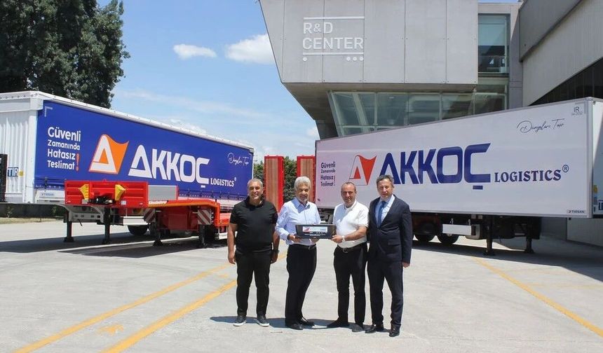 Akkoç Lojistik Filosundaki 200 Treylerin Tamamı Tırsan