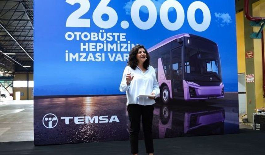 TEMSA 26 Bininci Otobüsünü Banttan İndirdi